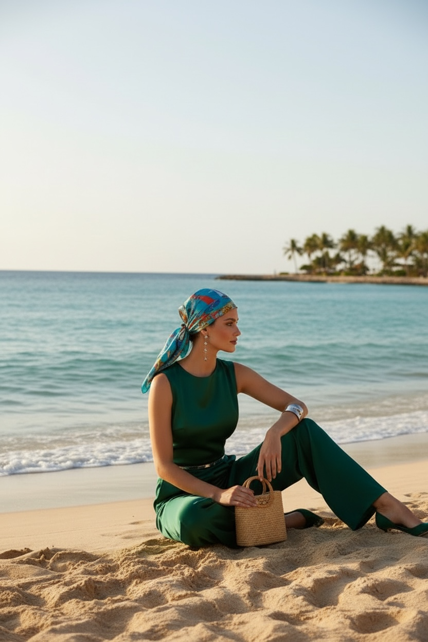 Dream of the Ocean scarf 90